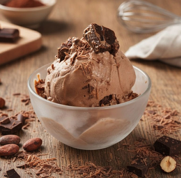 Gelato chocolate
